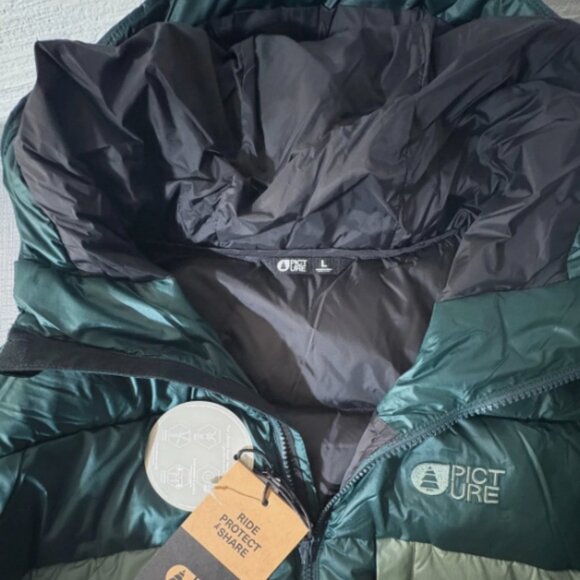 PICTURE ORGANIC CLOTHING Hi Puff Down Jacket MSRP $330 - Picture 8 of 13